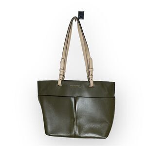 Michael Kors Bedford Medium Soft Leather Tote in Green